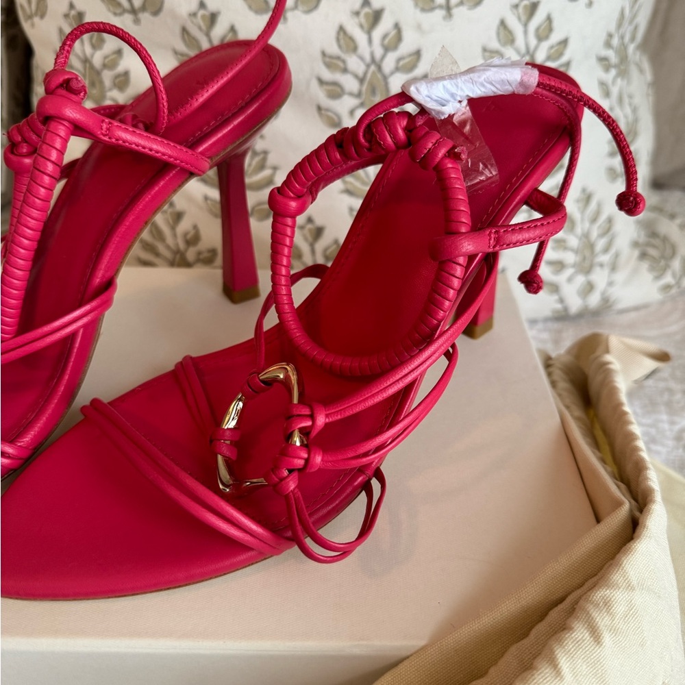 AJE Mirage Leather Strappy Heel - Picture 2 of 5